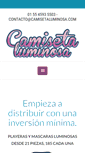 Mobile Screenshot of camisetaluminosa.com